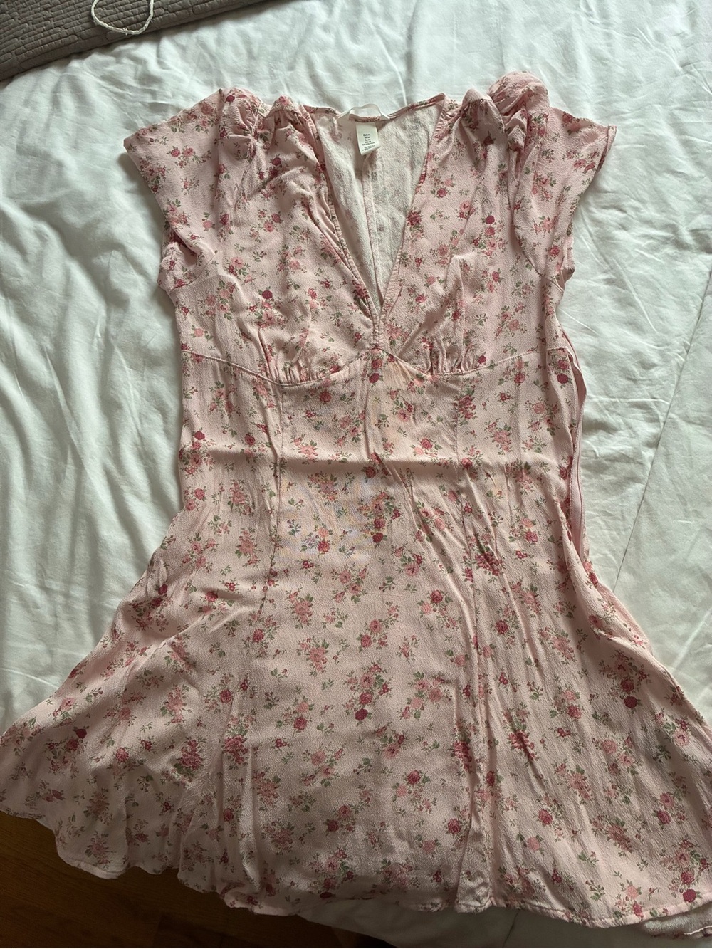 H&M Pink Floral Mini Dress